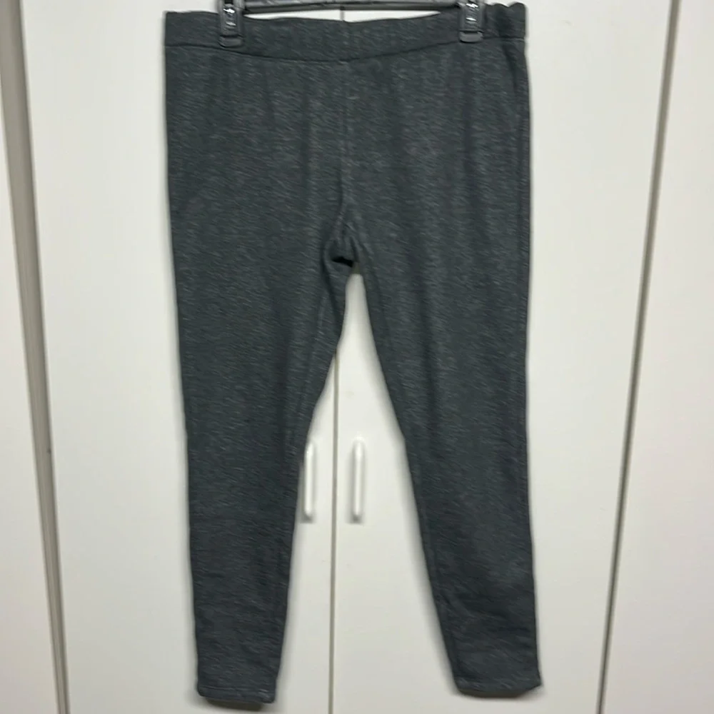 Sonoma Life + Style Faux Fur Lined Leggings Women’s Large Gray Winter Warm
